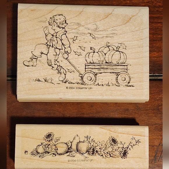 8 Thanksgiving Rubber Stamps - Picture 10 of 11